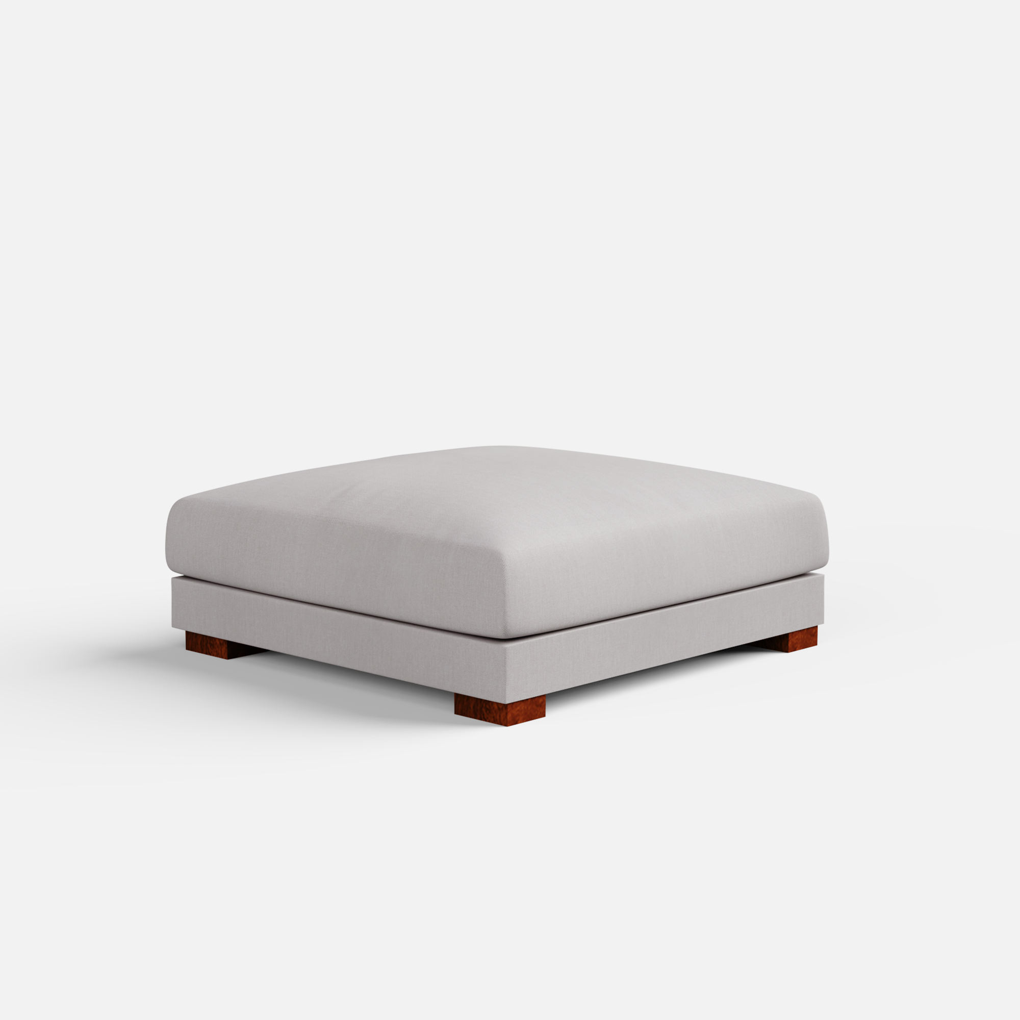 Derek modular right arm 5 seater sofa with ottoman - 127.5" | 61.6" Left chaise with 34" Ottoman - Crafts Mill Bespoke Furniture - Modular Sectional Sofas