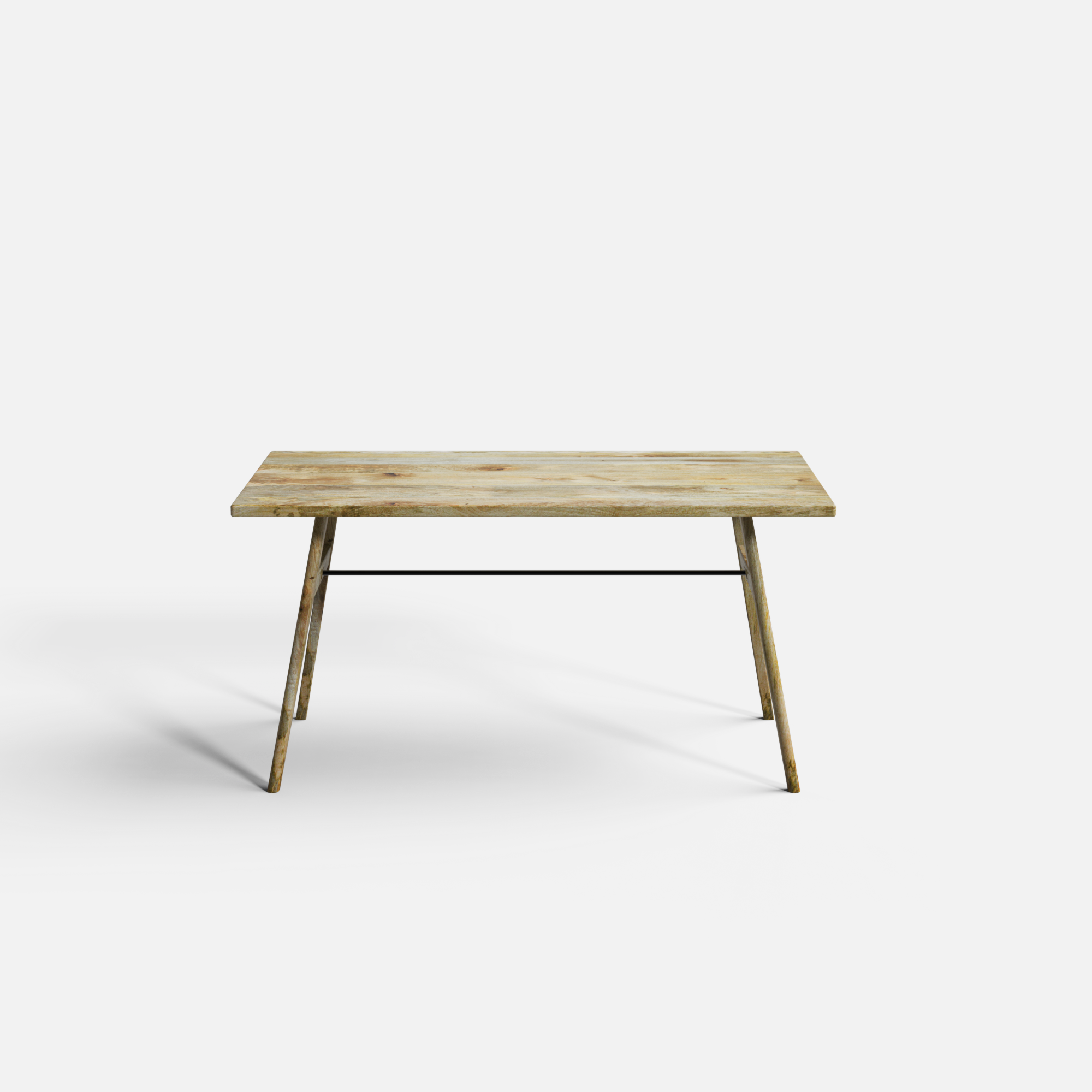Dido Luxury Dining Table - 6 Seater - 150 cm x 90 cm x 76 cm - Mango