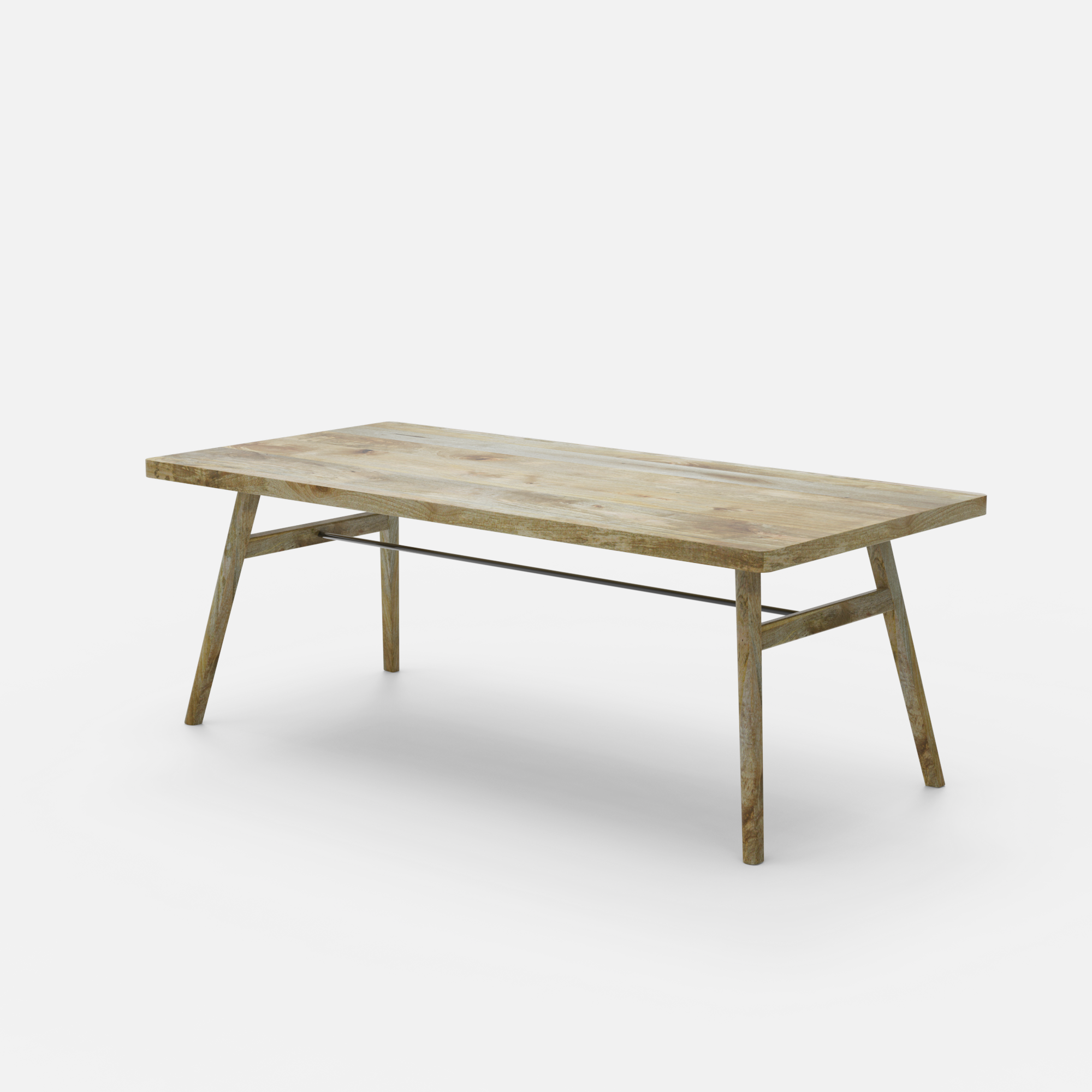 Dido Luxury Dining Table - 8 Seater - 210 cm x 100 cm x 76 cm - Mango