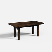 Diego Luxury Dining Table - Large 6 Seater - 175 cm x 90 cm x 76 cm H - Mango