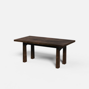 Diego Luxury Dining Table - Large 6 Seater - 175 cm x 90 cm x 76 cm H - Mango