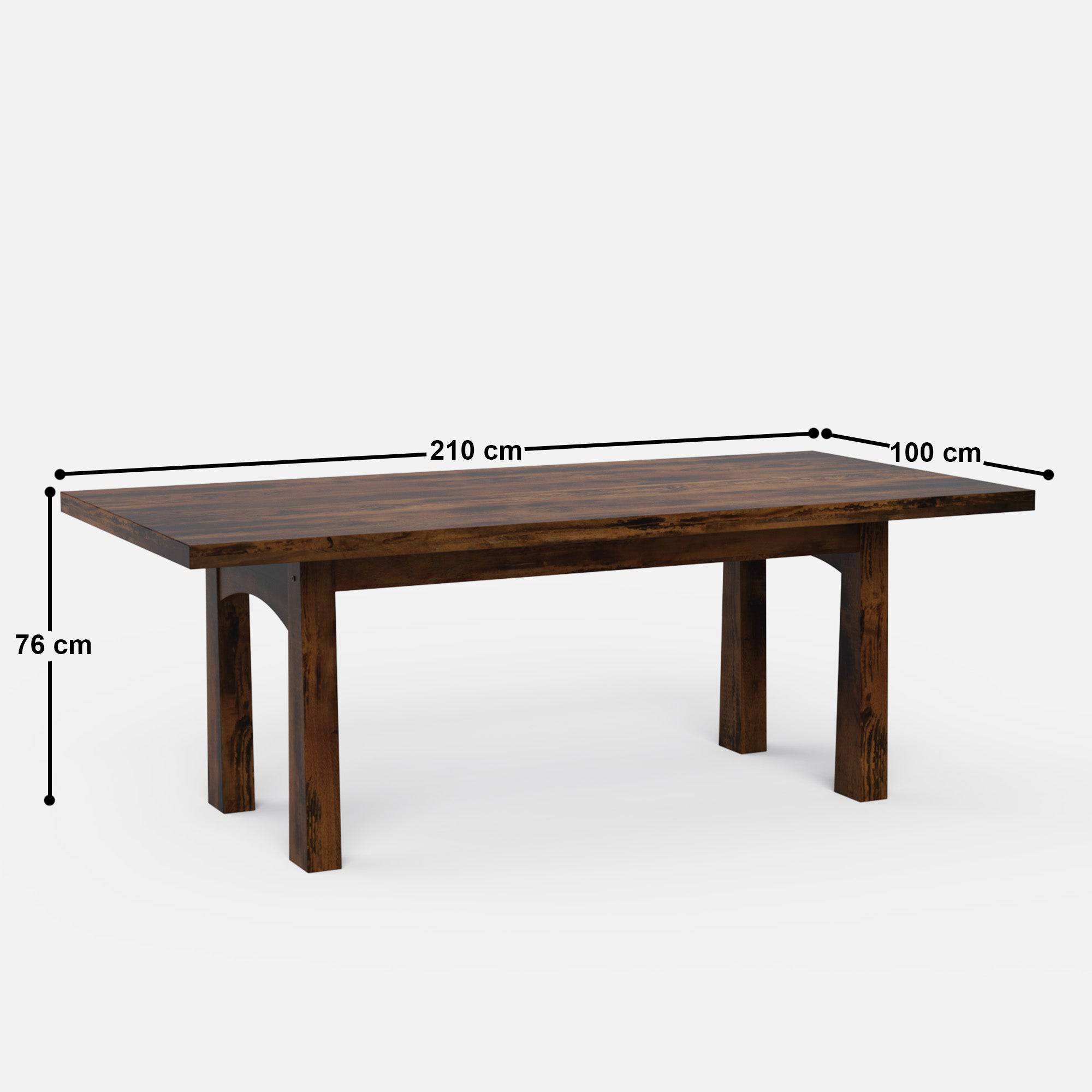 Diego Luxury Dining Table - 6 & 8 Seater/All Sizes - Crafts Mill Bespoke Furniture - Dining