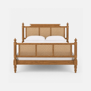 Dolores Rattan Wooden Bed Frame