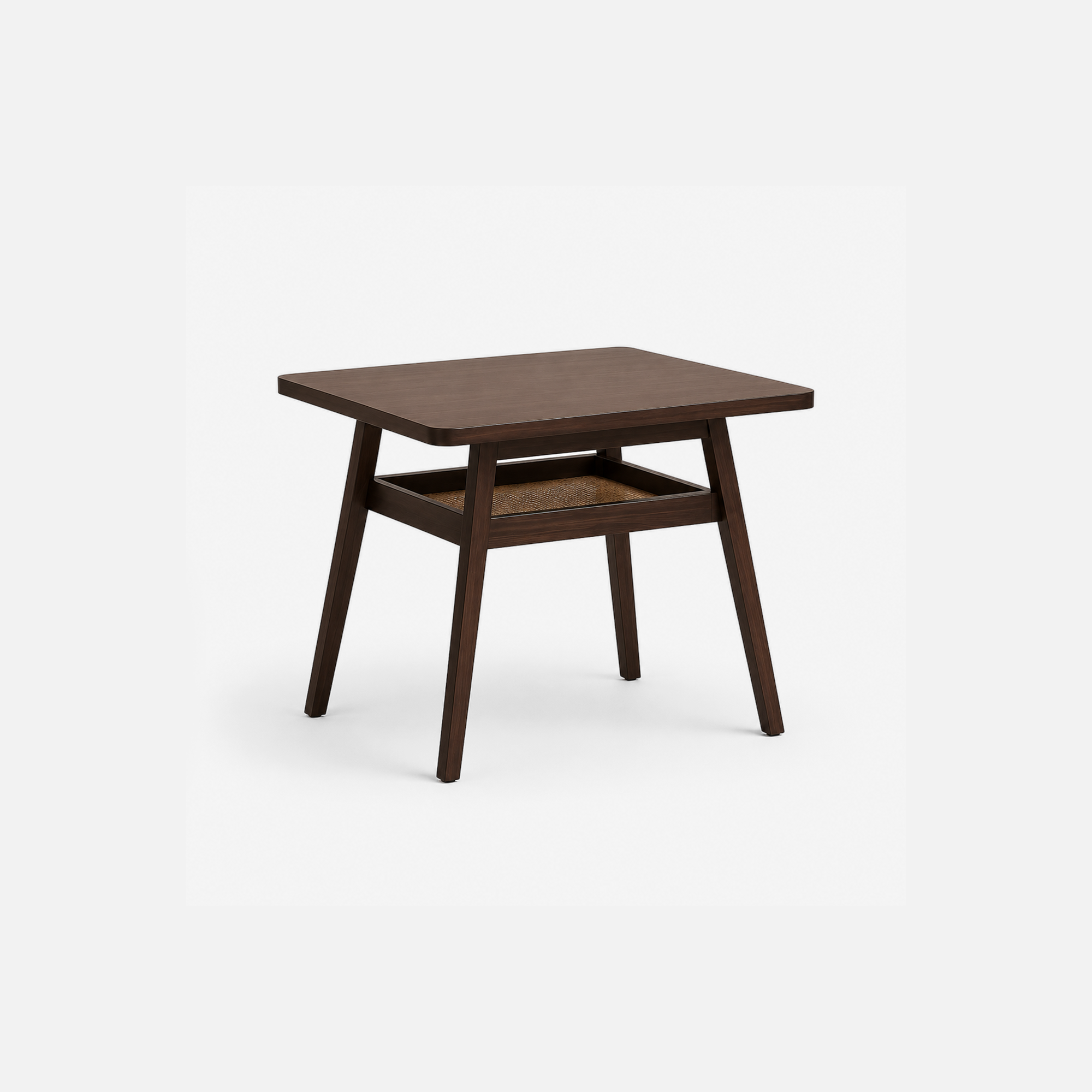 Ella Contemporary Cafe Dining Table with Cane Back Chairs
