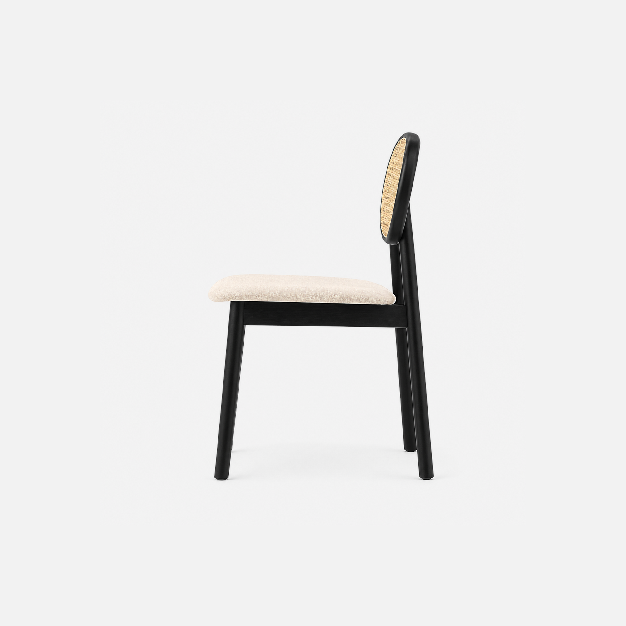 Ellis Rattan Back Cafe Chair