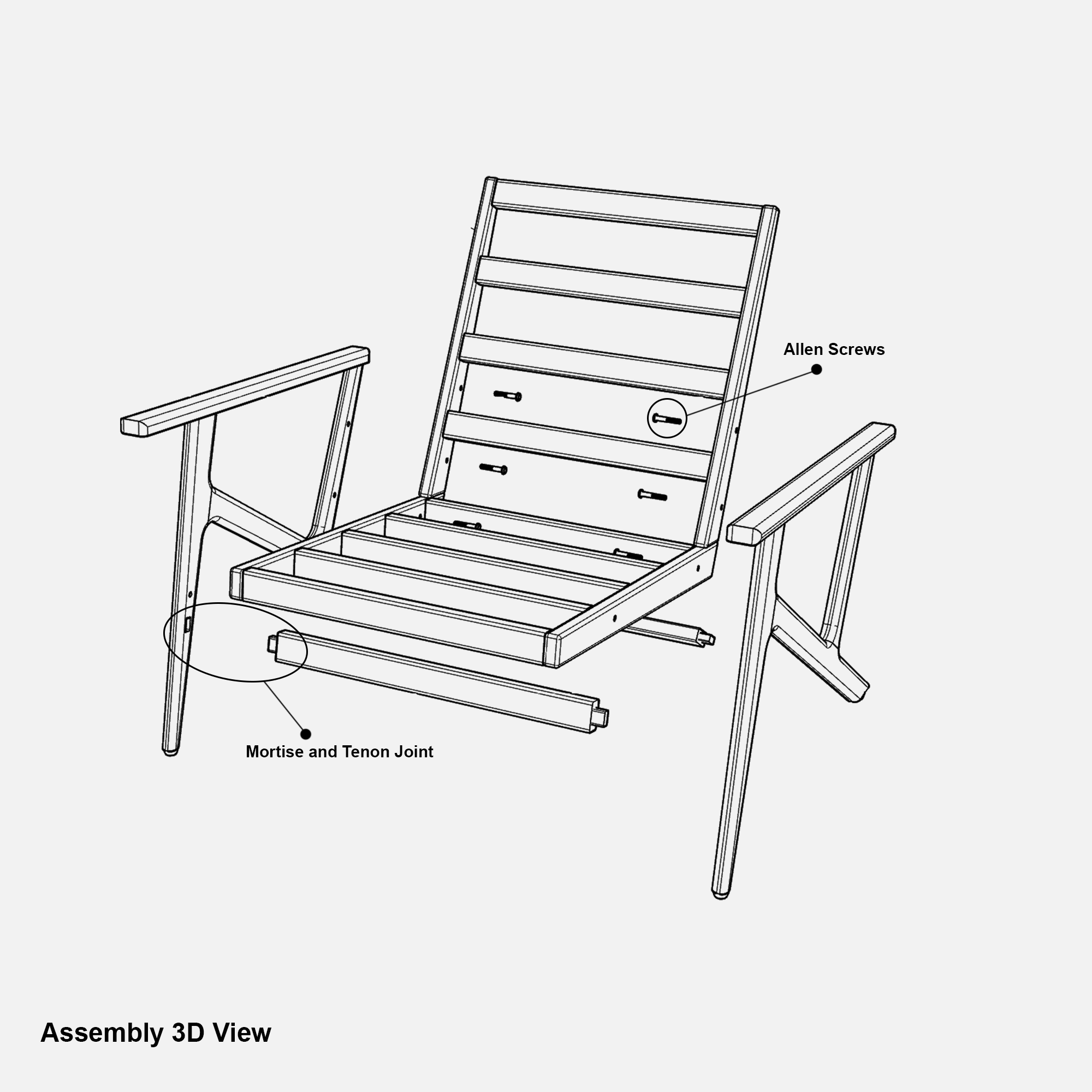 Erne Accent Chair - Crafts Mill Bespoke Furniture - Sofas & Accent Chairs