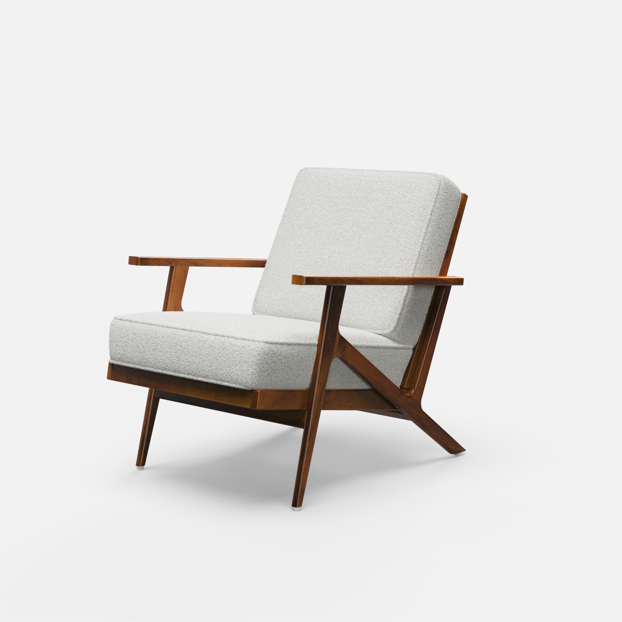 Erne Bouclé Accent Chair - Crafts Mill Bespoke Furniture - Sofas & Accent Chairs