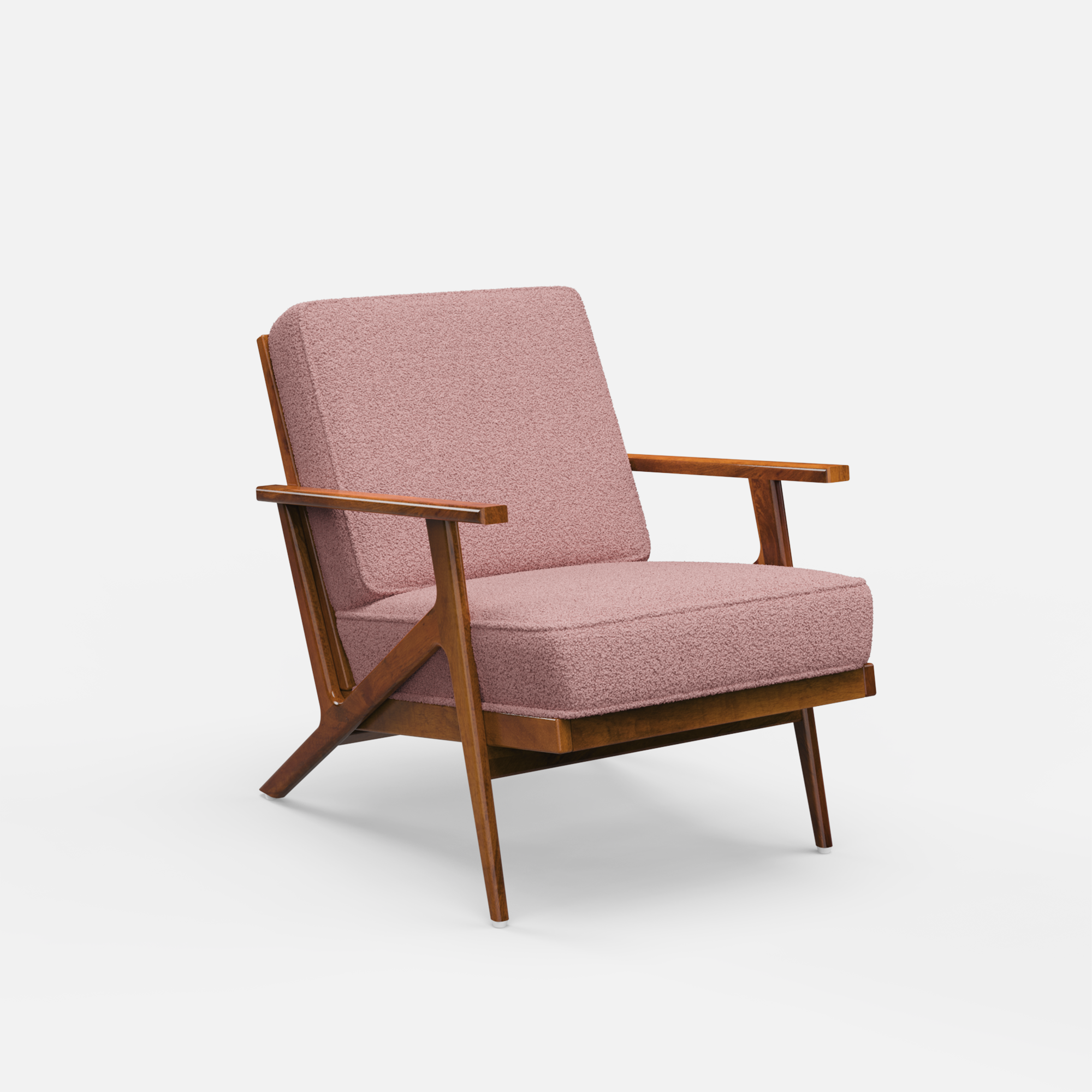 Erne Bouclé Accent Chair - Crafts Mill Bespoke Furniture - Sofas & Accent Chairs