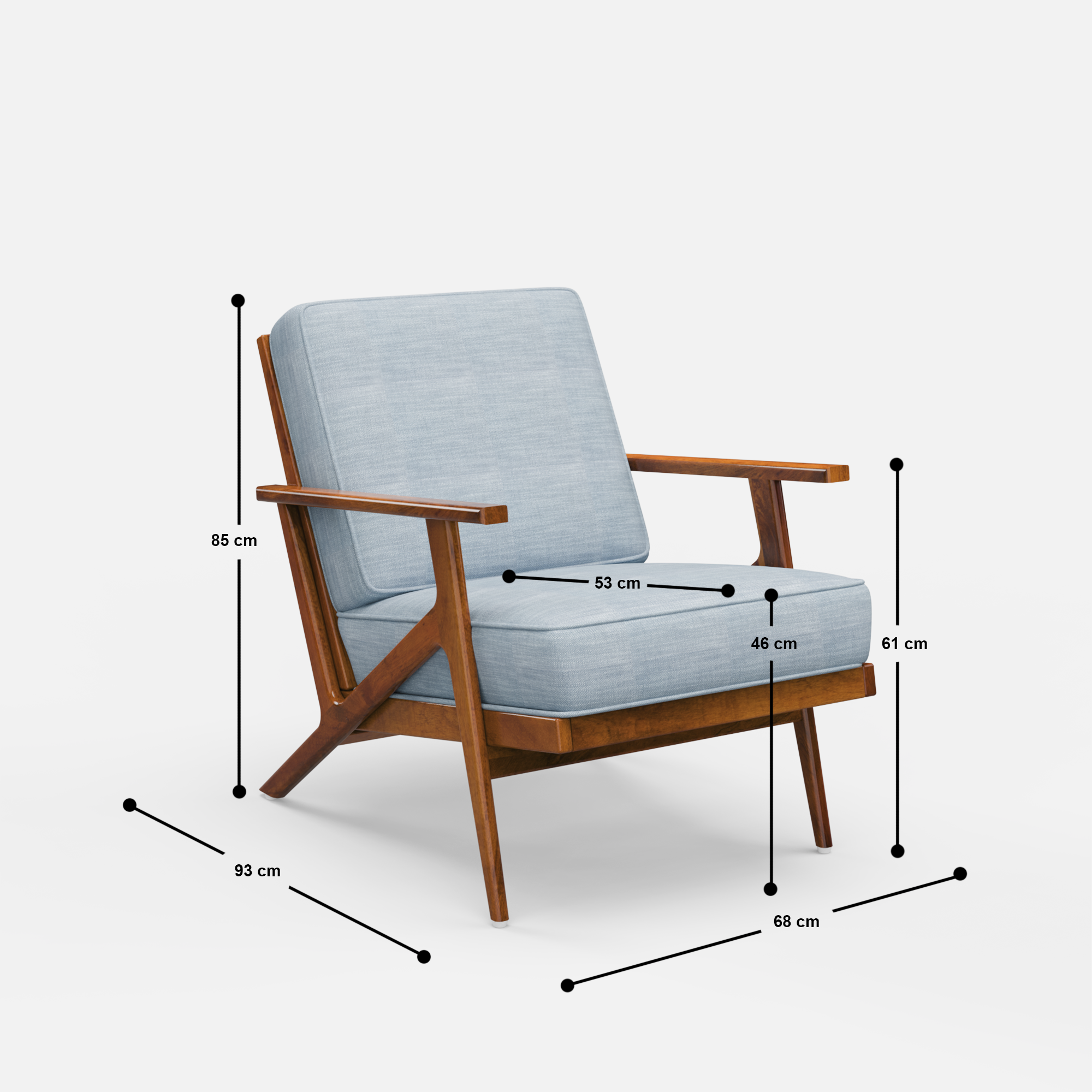 Erne Accent Chair - Crafts Mill Bespoke Furniture - Sofas & Accent Chairs