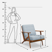 Erne Accent Chair - Crafts Mill Bespoke Furniture - Sofas & Accent Chairs