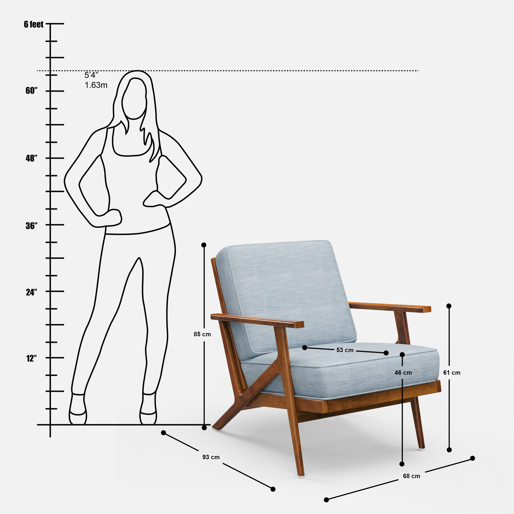 Erne Accent Chair - Crafts Mill Bespoke Furniture - Sofas & Accent Chairs