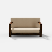 Evelyn 2 Seater Solid Wood Sofa - 60.2"