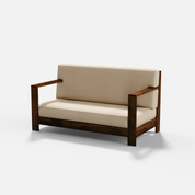 Evelyn 2 Seater Solid Wood Sofa - 60.2"