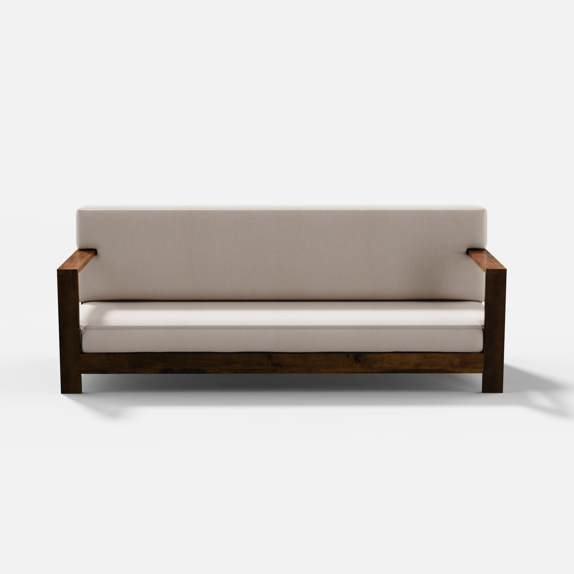 Evelyn 3 Seater Solid Wood Sofa - 85.4"