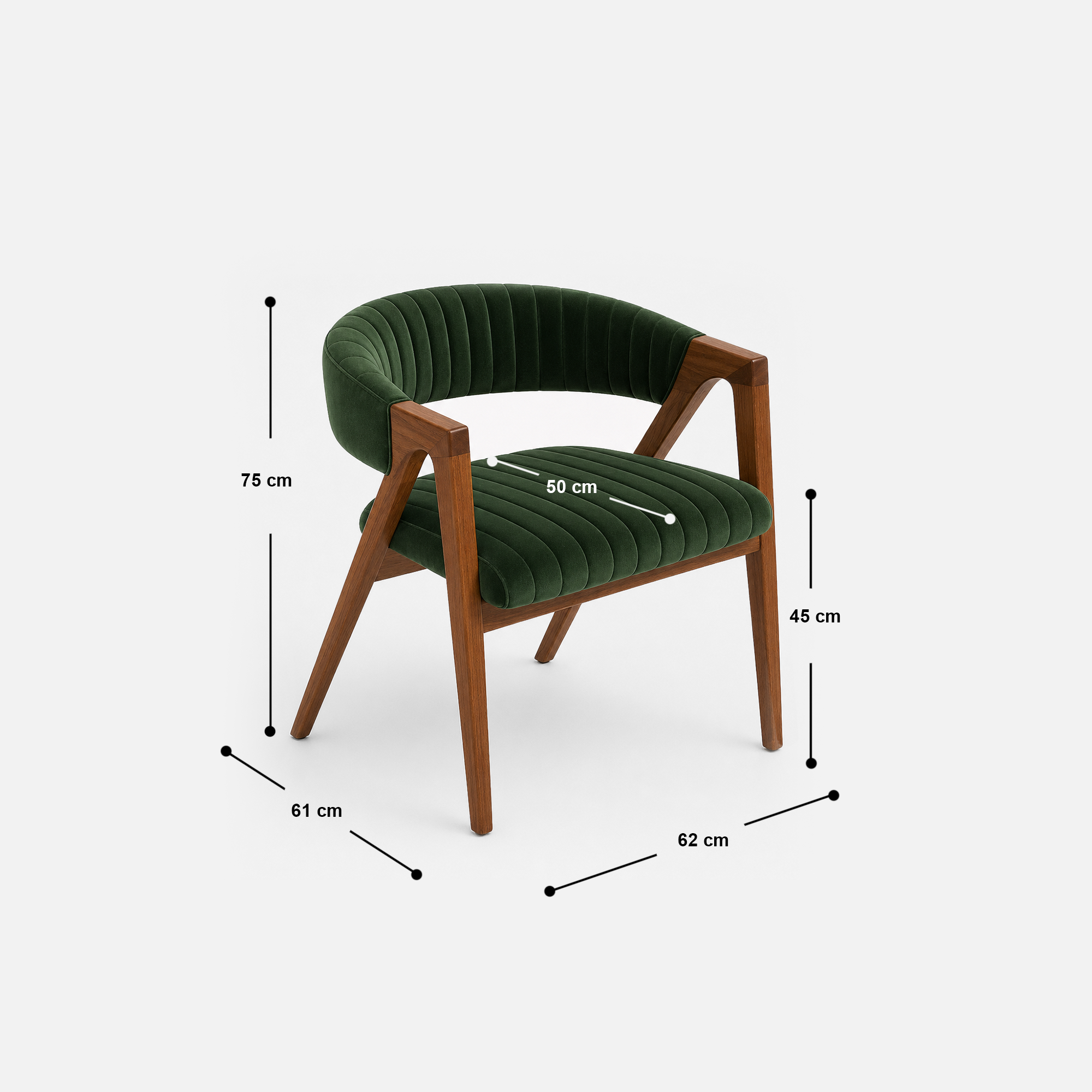 Francis Upholstered Cafe Chair