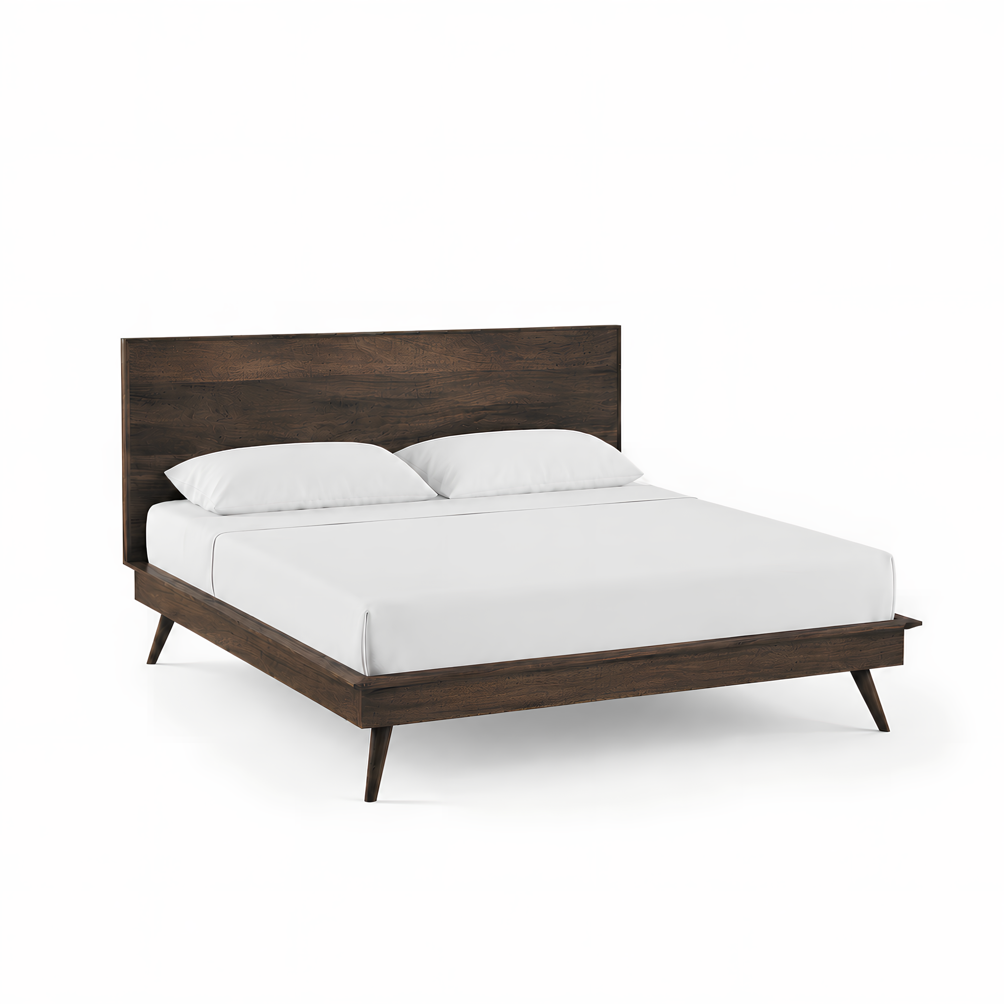 Fran Solid Wood Scandinavian Style Bed