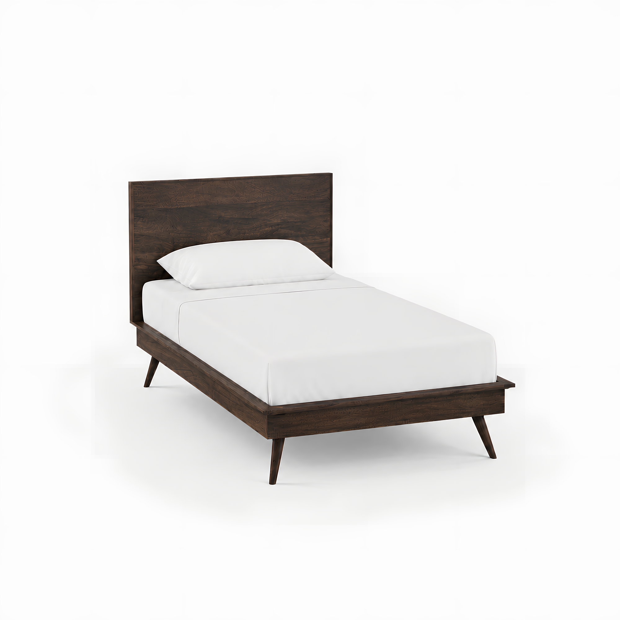 Fran Solid Wood Scandinavian Style Bed