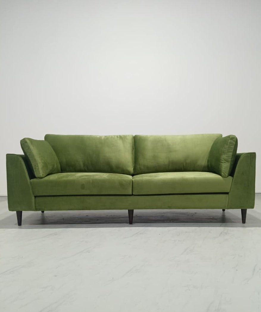 Freda 4 Seater Sofa - 89" - Olive Green