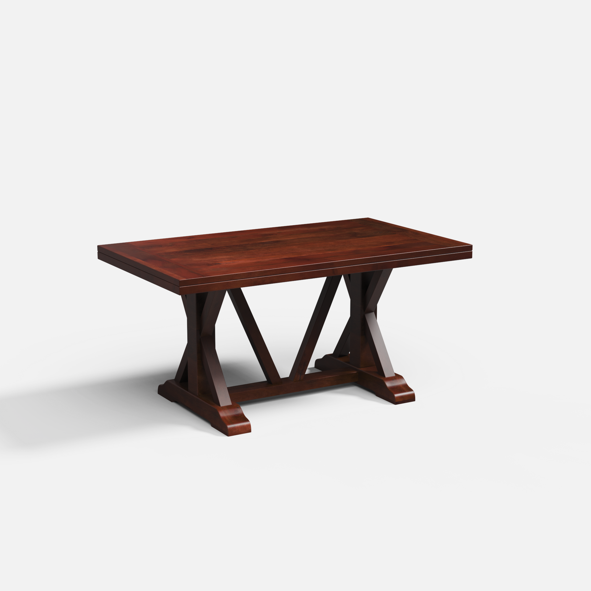 Gable Luxury Dining Table - 6 Seater - 150 cm x 90 cm x 76 cm - Mango