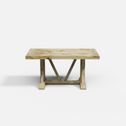 Gable Luxury Dining Table - 6 Seater - 150 cm x 90 cm x 76 cm - Mango