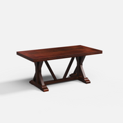 Gable Luxury Dining Table - Large 6 Seater - 175 cm x 90 cm x 76 cm - Mango