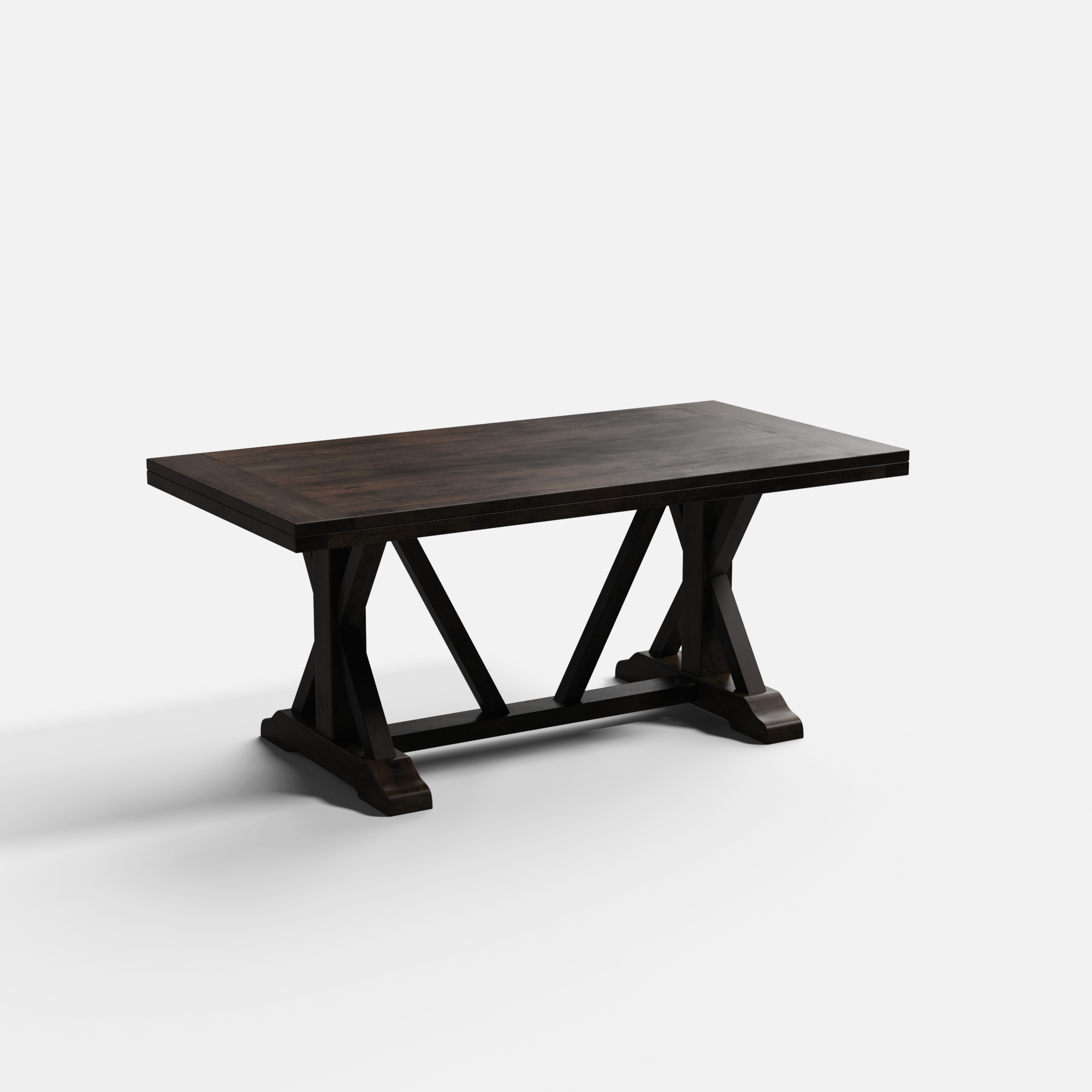 Gable Luxury Dining Table - Large 6 Seater - 175 cm x 90 cm x 76 cm - Mango