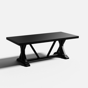 Gable Luxury Dining Table - 8 Seater - 210 cm x 100 cm x 76 cm - Mango