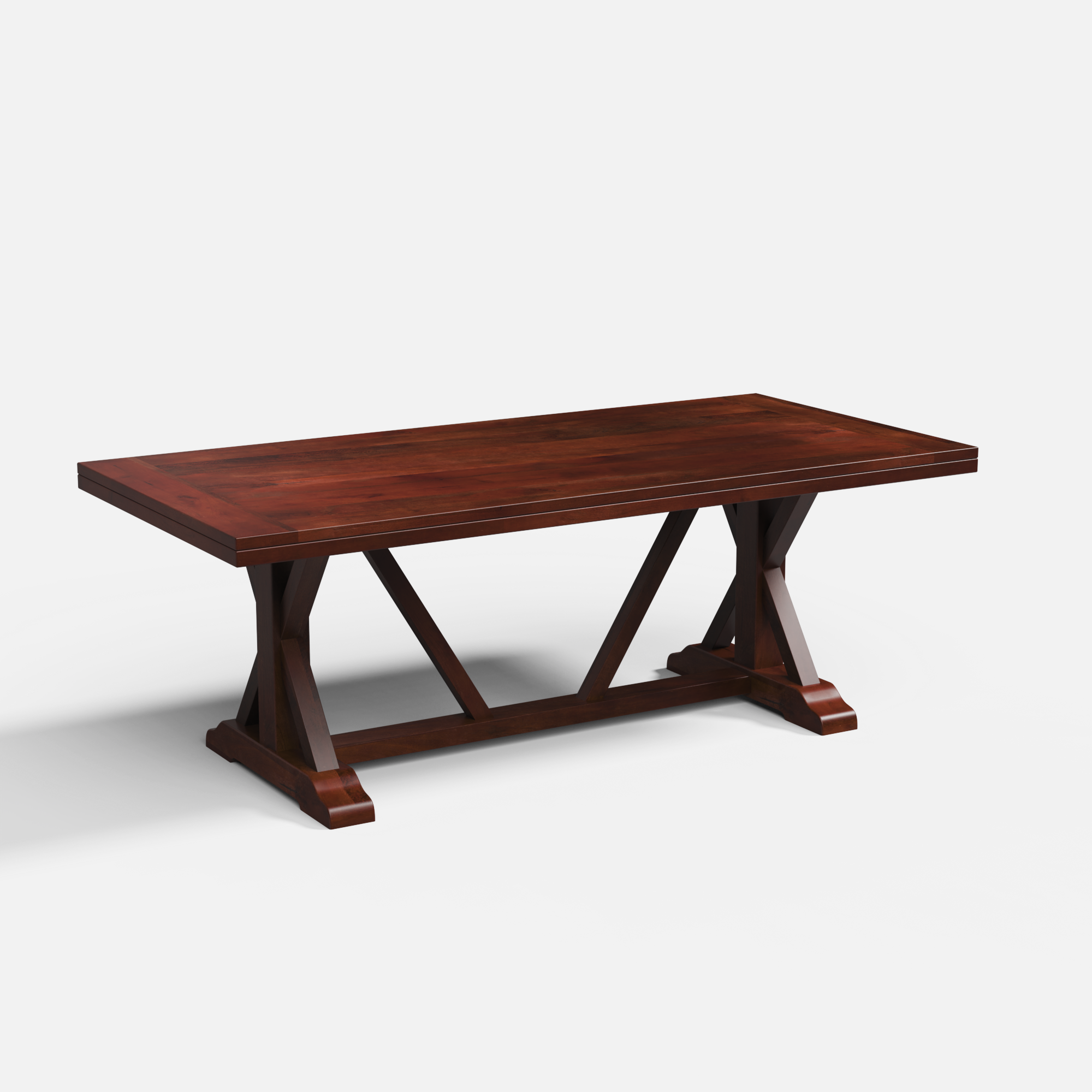 Gable Luxury Dining Table - 8 Seater - 210 cm x 100 cm x 76 cm - Mango
