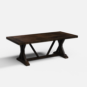 Gable Luxury Dining Table - 8 Seater - 210 cm x 100 cm x 76 cm - Mango