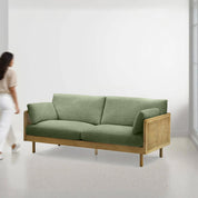 Hughes Rattan 3 Seater Sofa - 78.7"