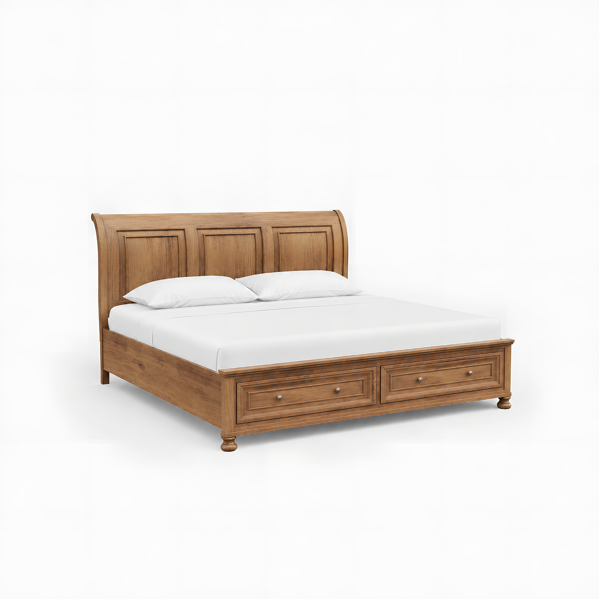Hale Storage Bed - Solid Wood