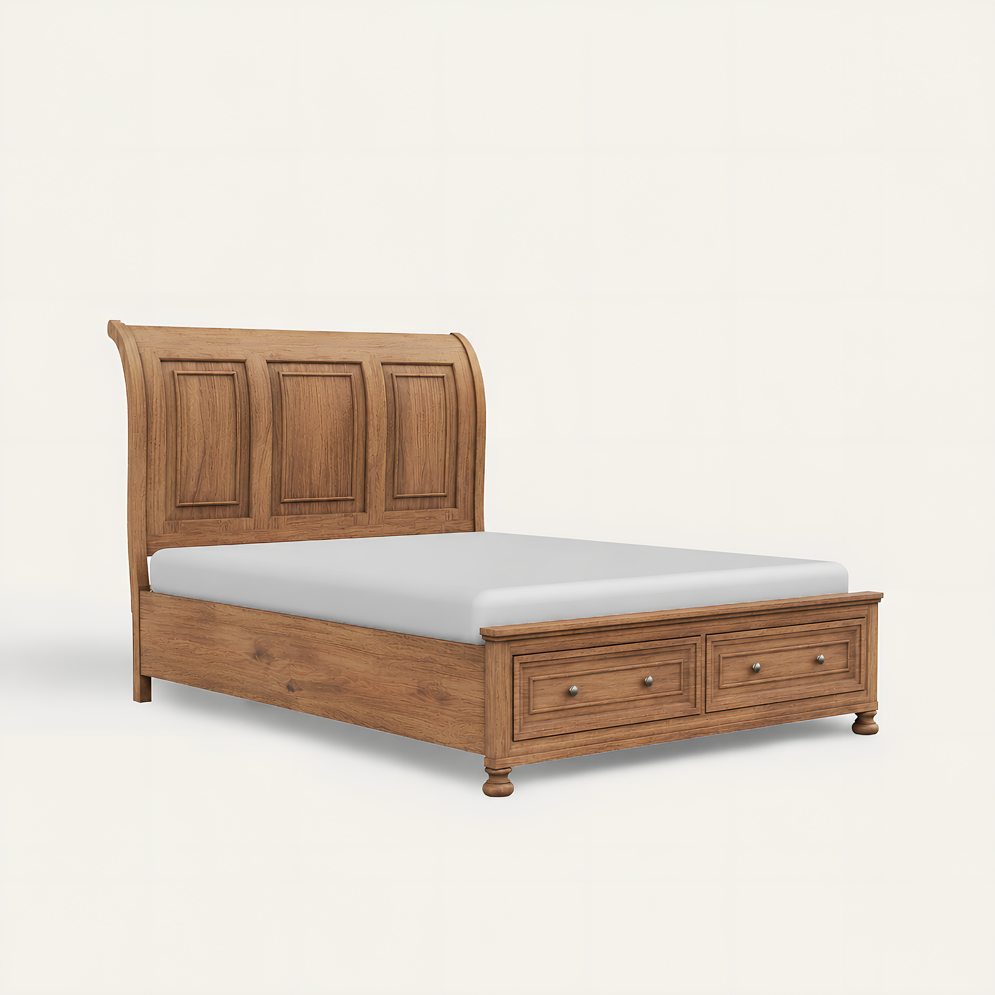 Hale Storage Bed - Solid Wood