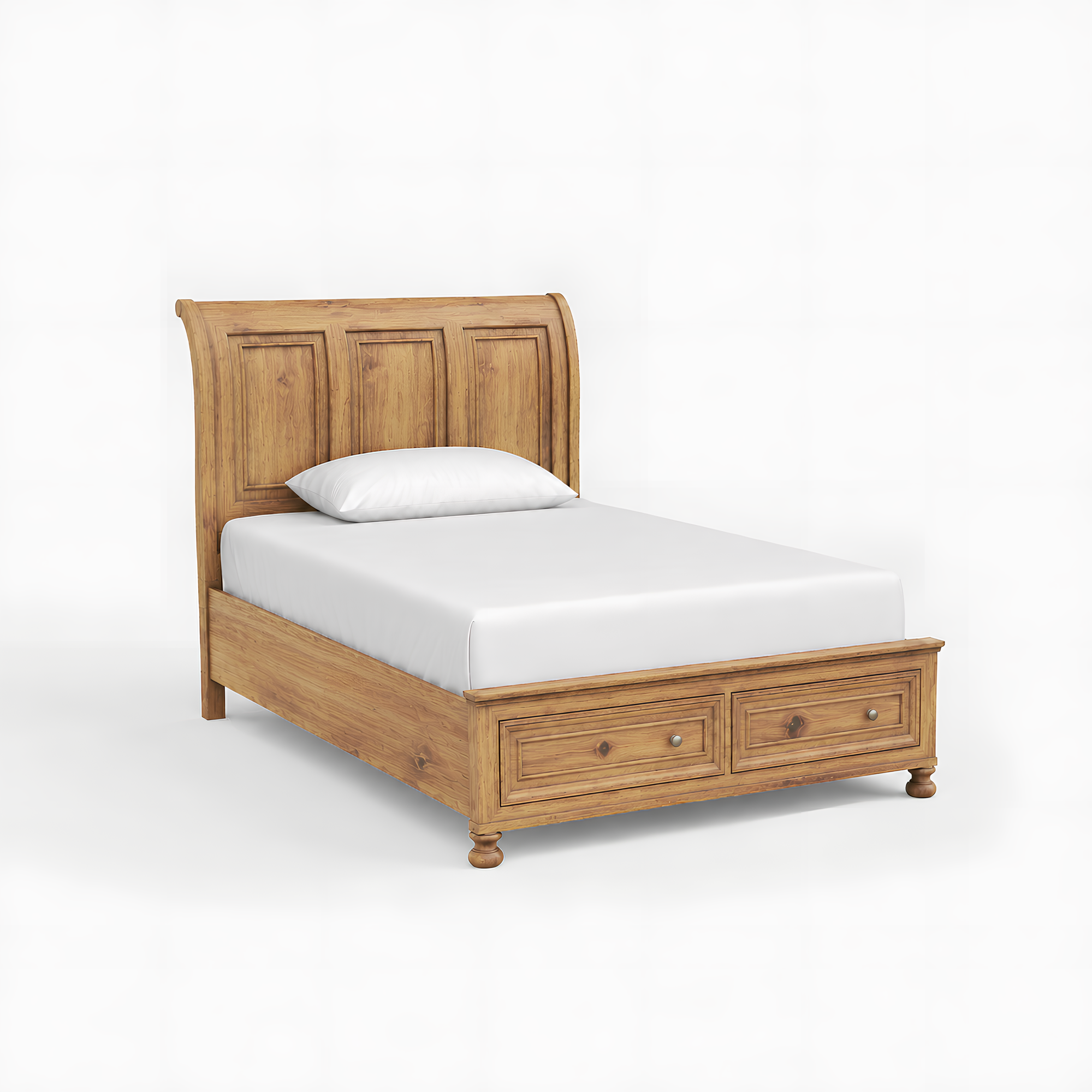 Hale Storage Bed - Solid Wood