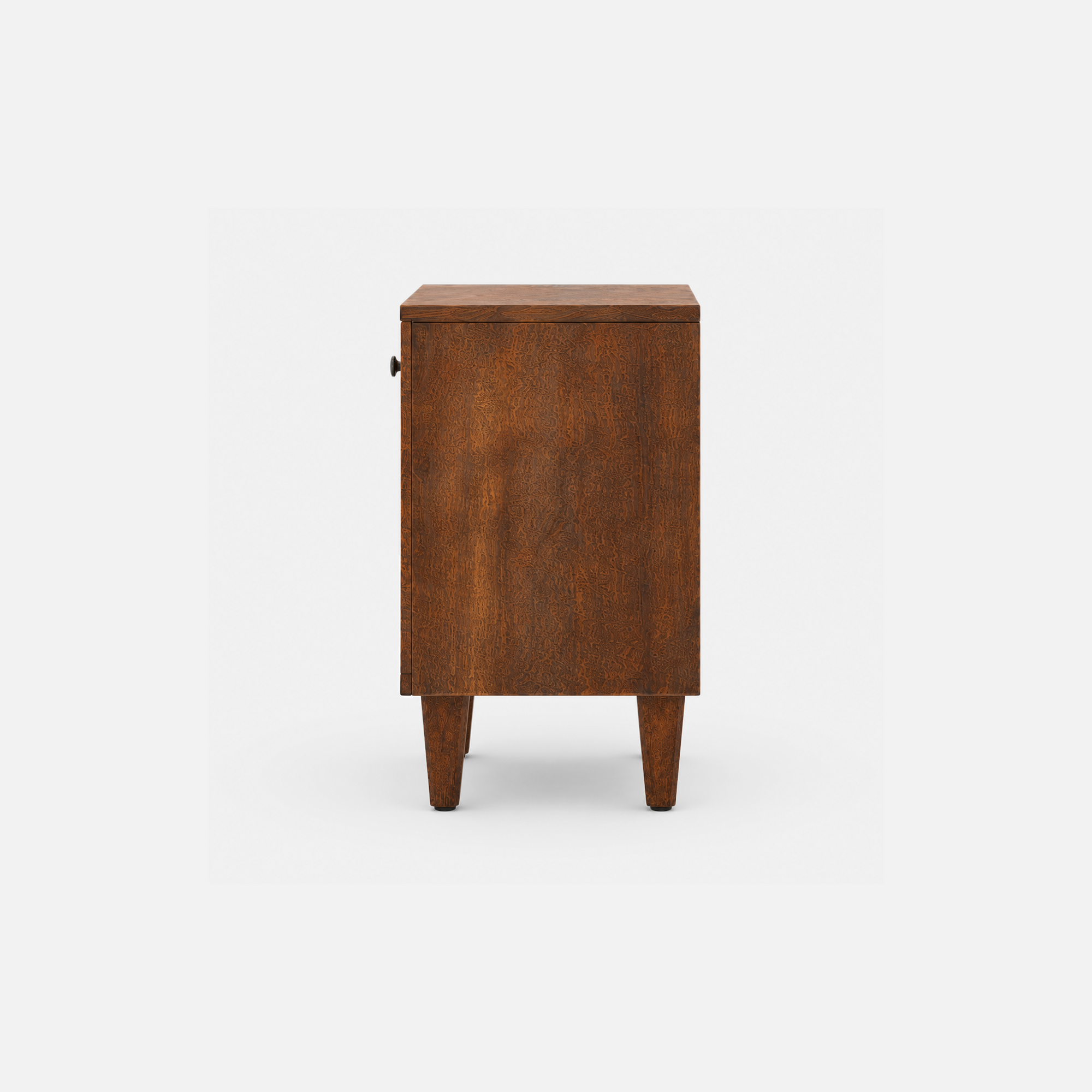 Havenwood Rustic Wood Nightstand with Drawer and Shelf