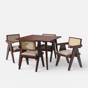 Helena-Pierre Provincial Teak Dining Table Set - 4, 6 Seater - All Sizes - Crafts Mill Bespoke Furniture - Dining