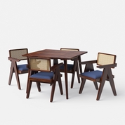 Helena-Pierre Provincial Teak Dining Table Set - 4, 6 Seater - All Sizes - Crafts Mill Bespoke Furniture - Dining