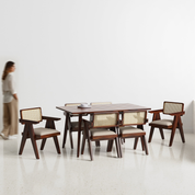 Helena-Pierre Provincial Teak Dining Table Set - 4, 6 Seater - All Sizes - Crafts Mill Bespoke Furniture - Dining