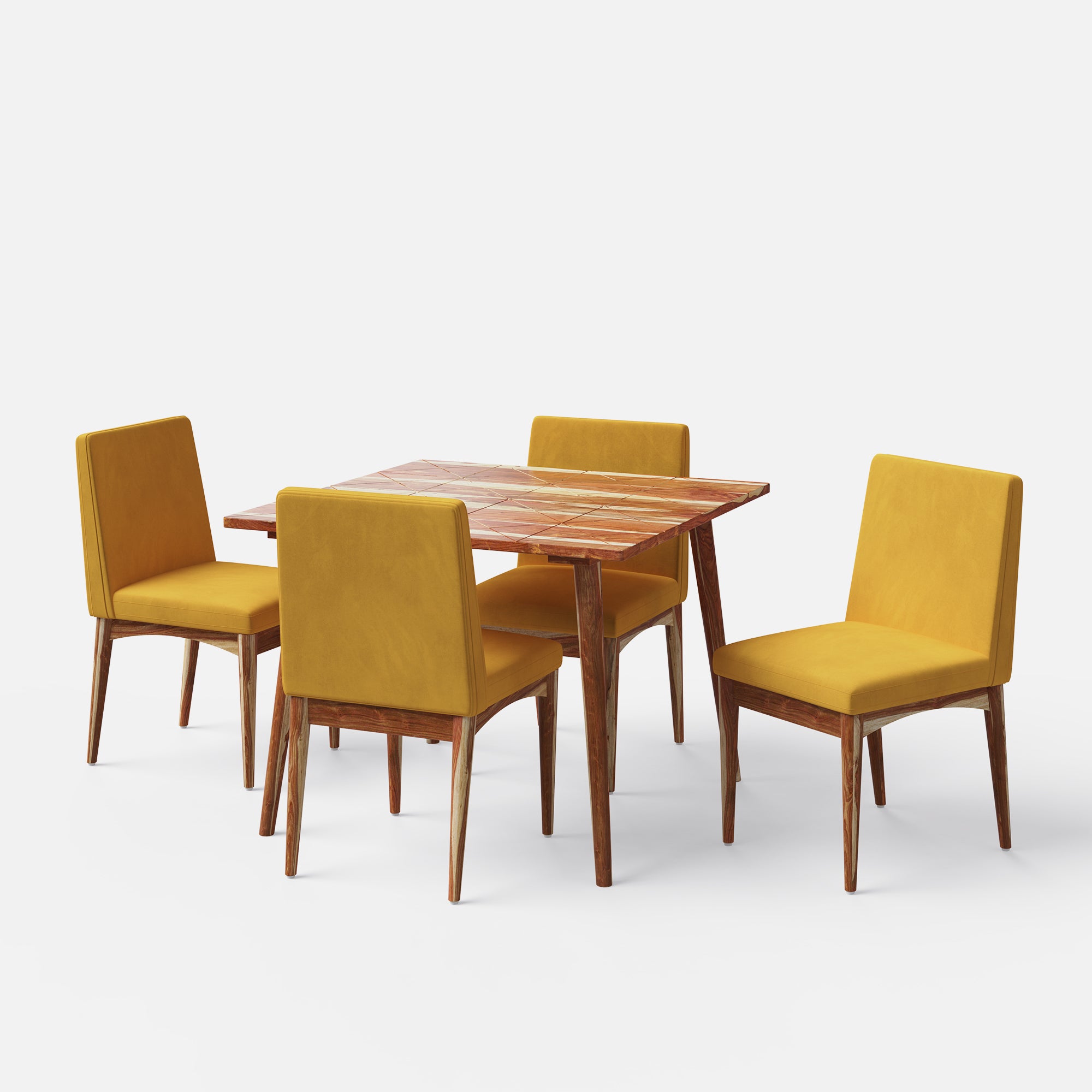 Helena-Lidia Dining Table Set - 4 & 6 Seater/ All sizes - Crafts Mill Bespoke Furniture - Dining