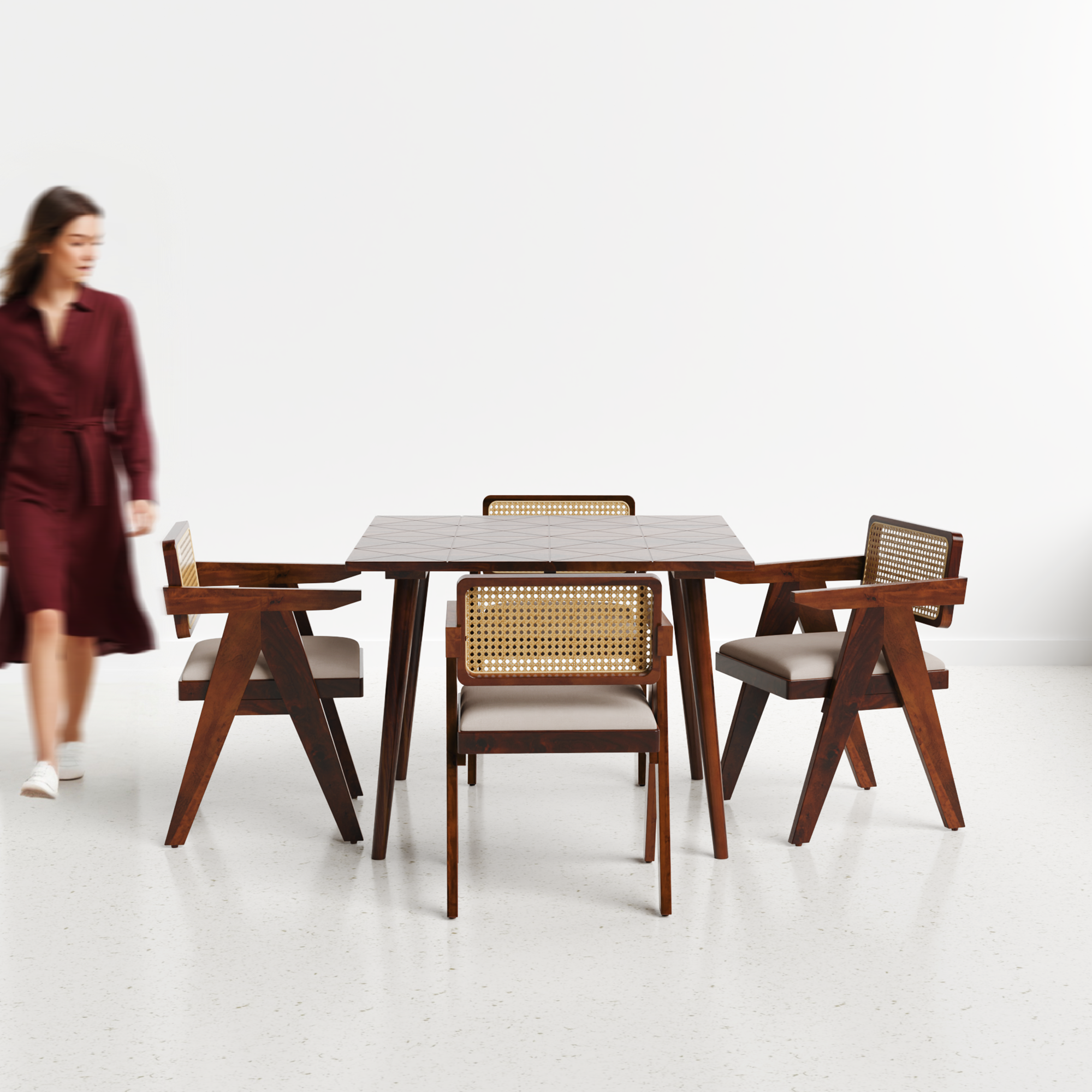 Helena-Pierre-dining-set-100cm-Provincial-teak-polish-on-sheesham-table-4-chairs-black-polish-on-sheesham-fur-beige-C1.png