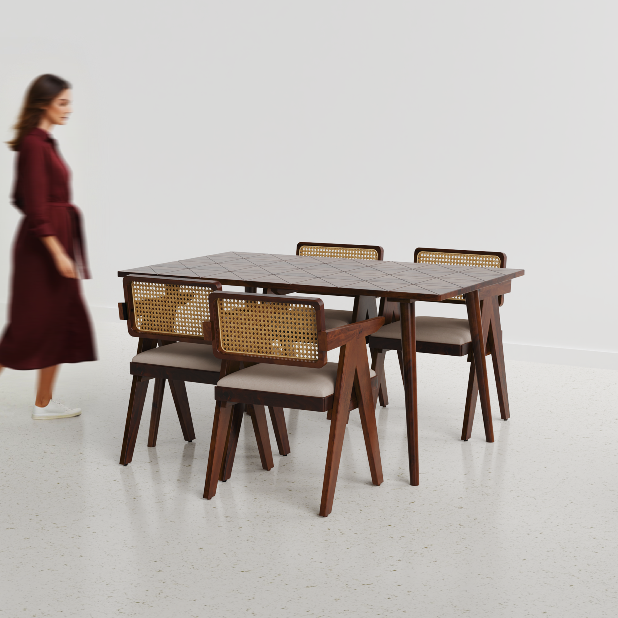 Helena-Pierre-dining-set-150cm-Provincial-teak-polish-on-sheesham-table-4-chairs-black-polish-on-sheesham-fur-beige-C1.png