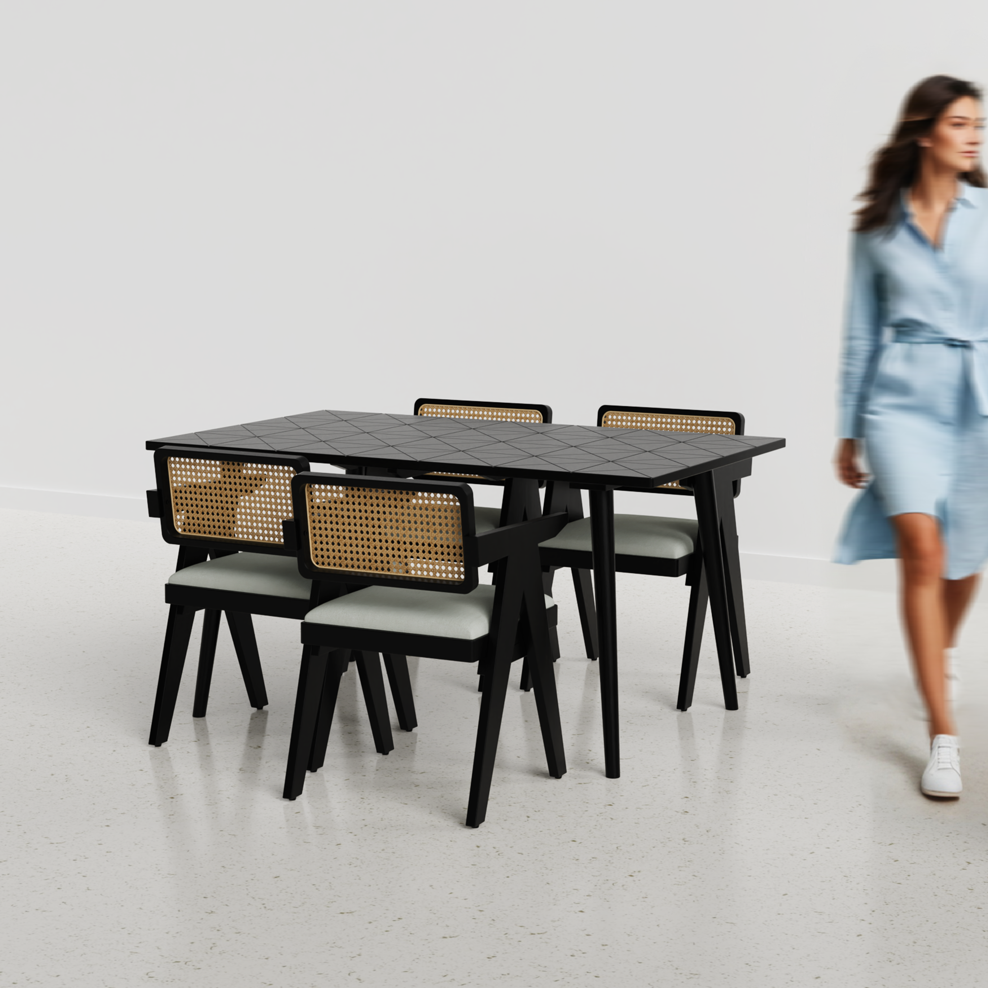 Helena-Pierre-dining-set-150cm-black-polish-on-sheesham-table-4-chairs-black-polish-on-sheesham-Griege-Grey-cotton-blend-C1.png