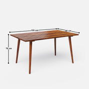 Helena Dining Table Set - Large 6 Seater/150 cm - Crafts Mill Bespoke Furniture - Dining