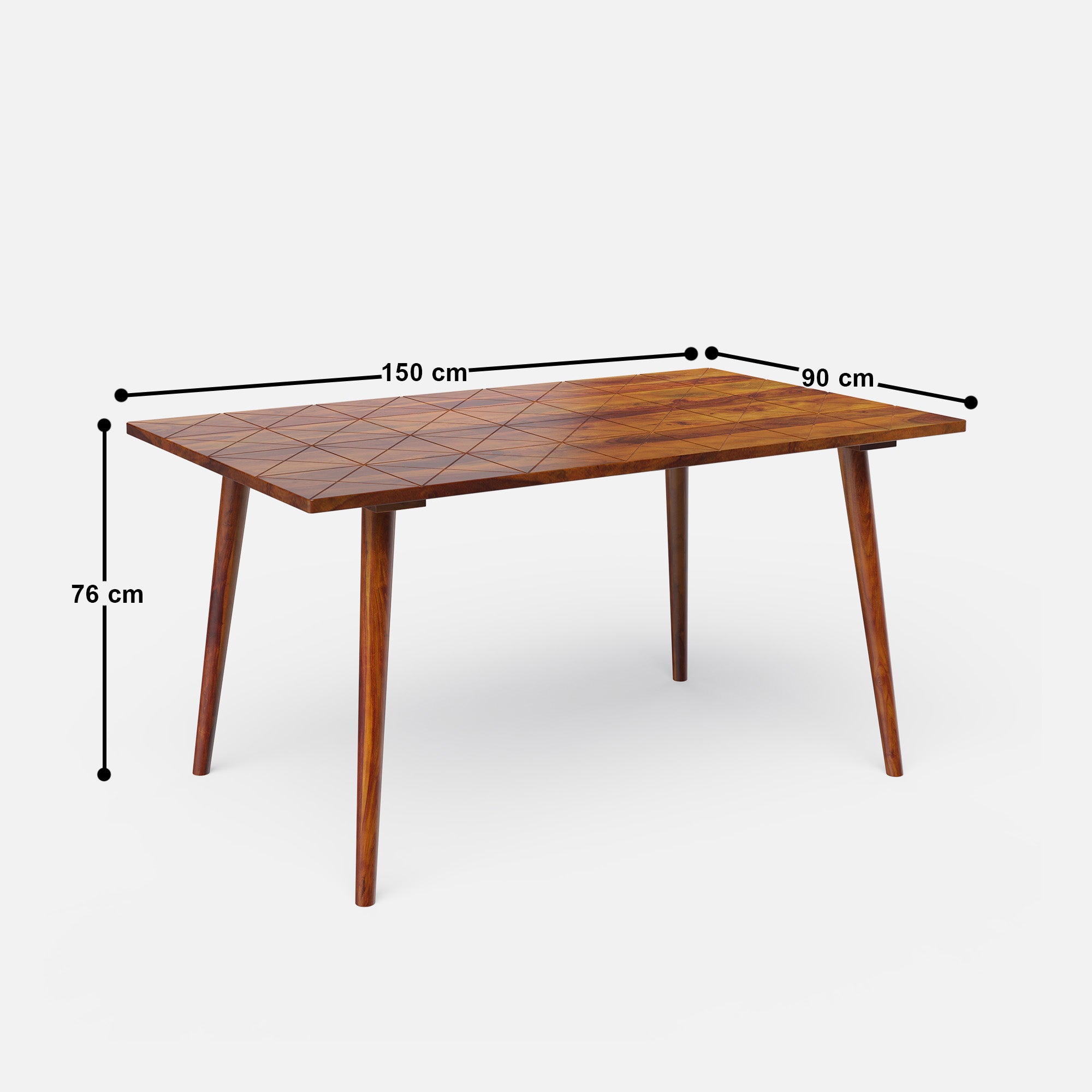 Helena Dining Table Set - Large 6 Seater/150 cm - Crafts Mill Bespoke Furniture - Dining