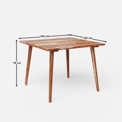 Helena Luxury Sheesham Dining Table - 4, 6 & 8 Seater/All Sizes - Crafts Mill Bespoke Furniture - Dining