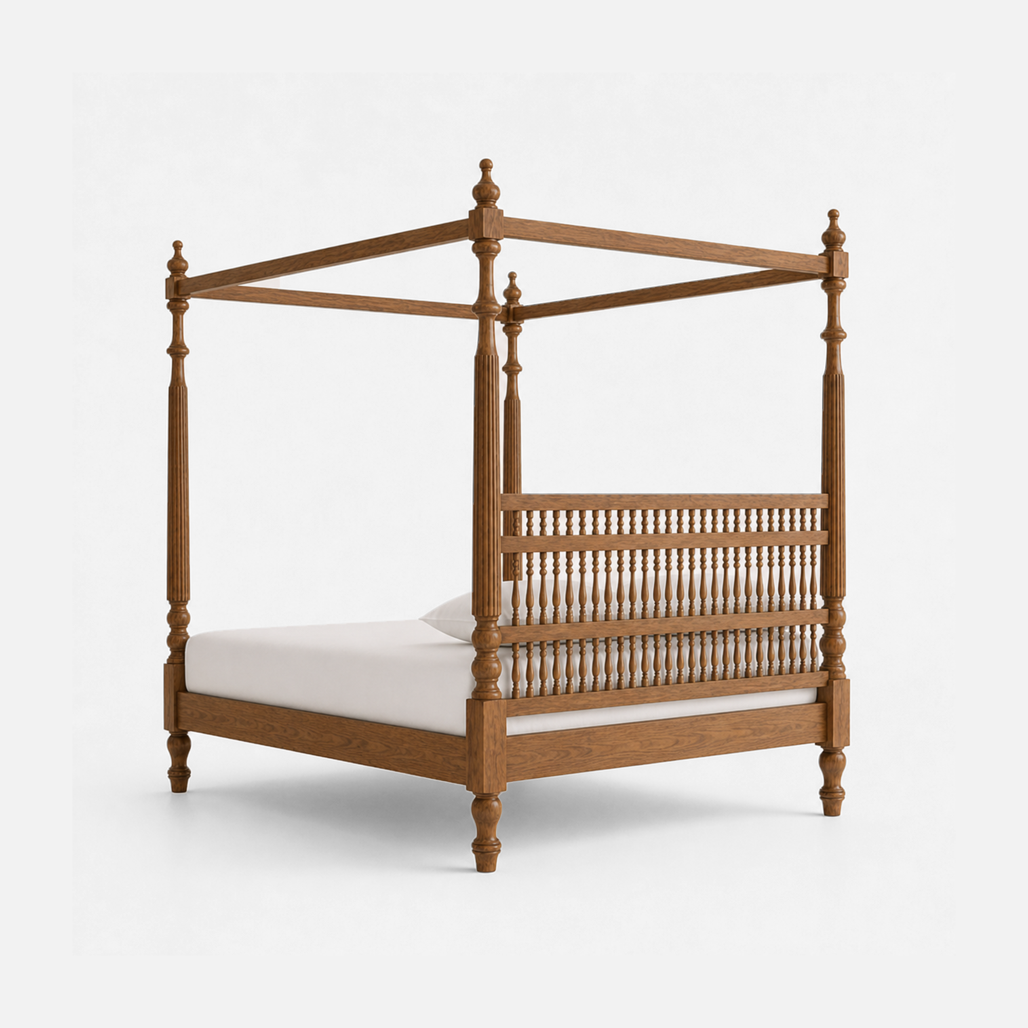 Heritage Spindle Canopy Bed