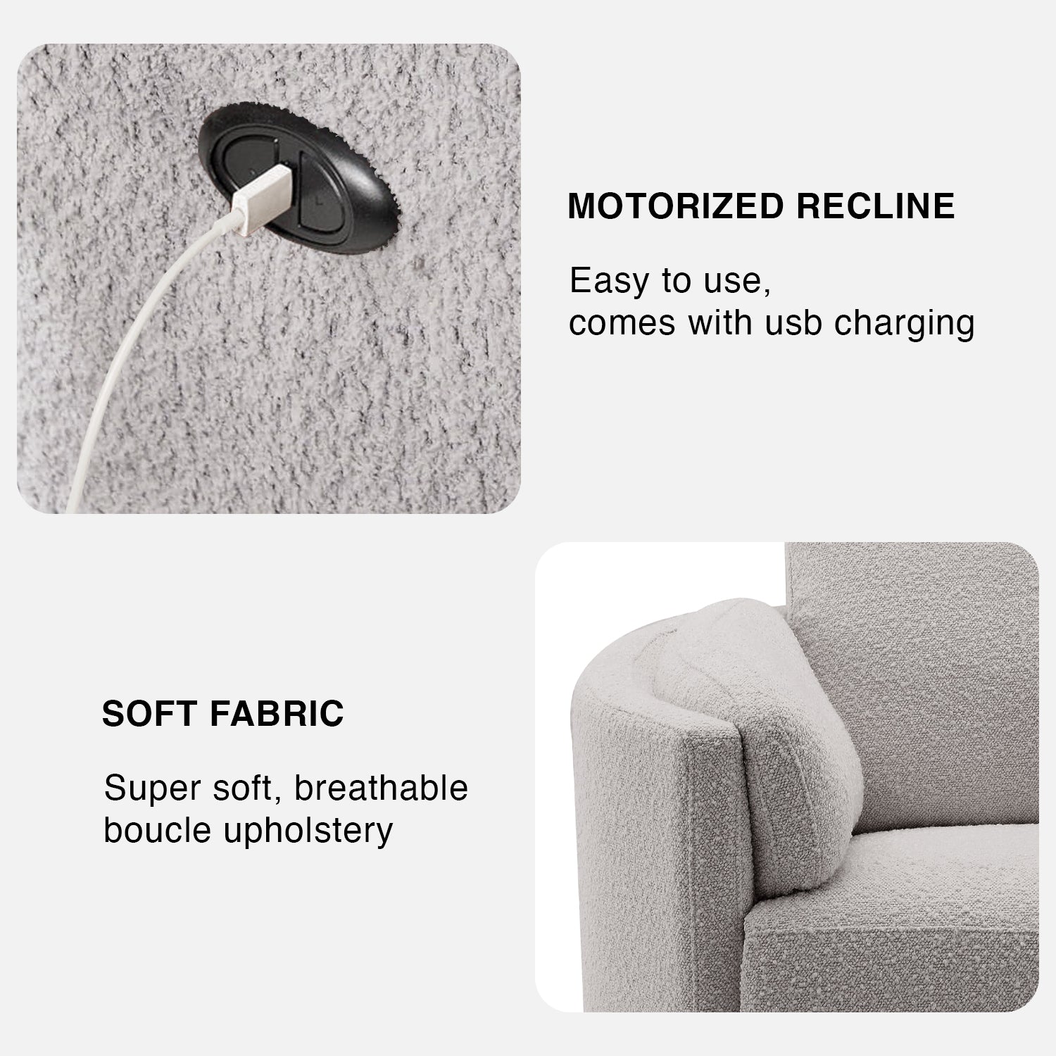 Iris Motorised Recliner - Crafts Mill Bespoke Furniture - Sofas & Accent Chairs