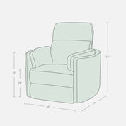 Iris Motorised Recliner - Crafts Mill Bespoke Furniture - Sofas & Accent Chairs