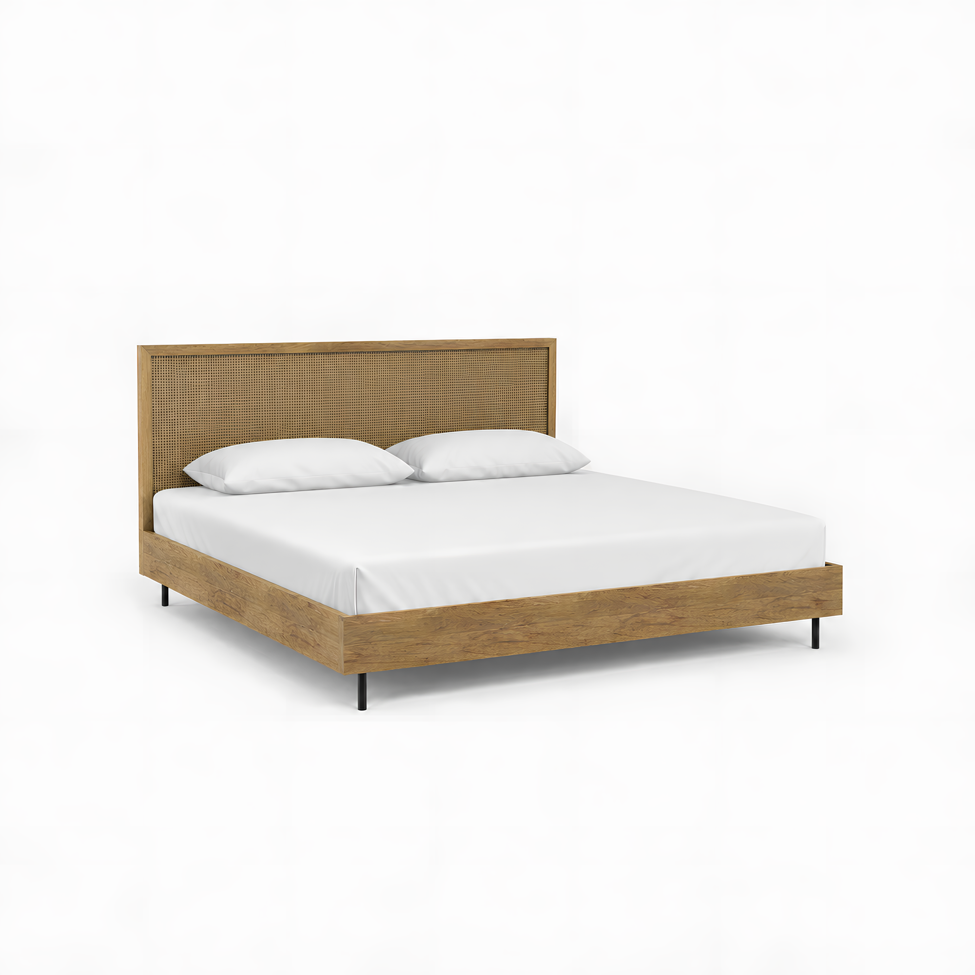 July Low Rattan Bed