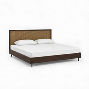 July Low Rattan Bed