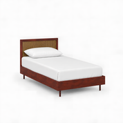 July Low Rattan Bed